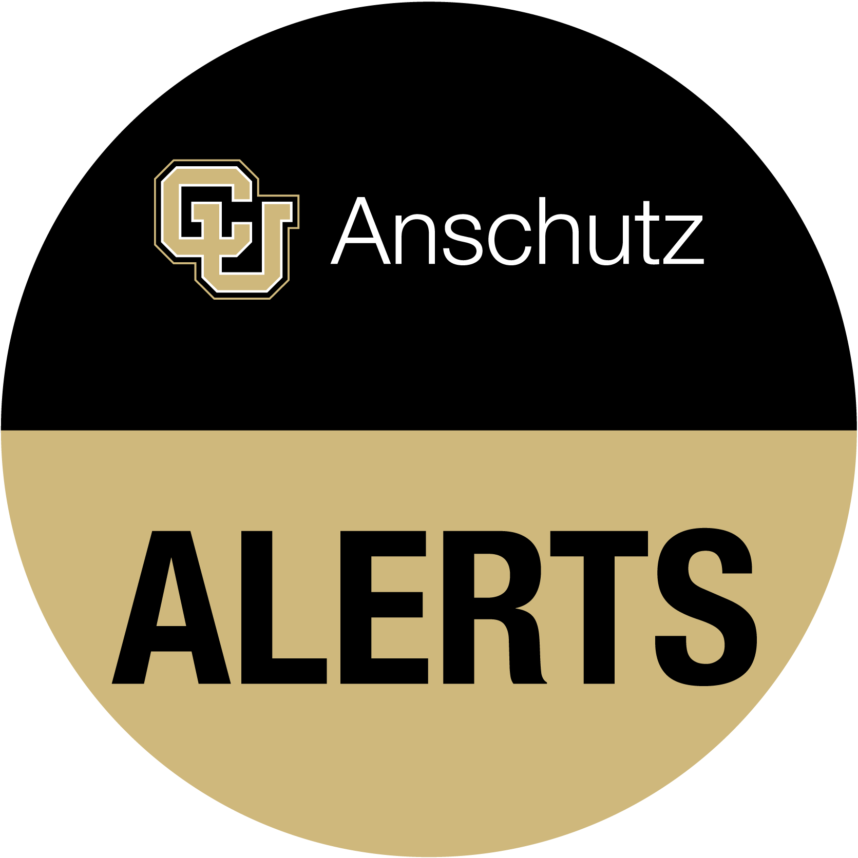 CU Anschutz警报标志